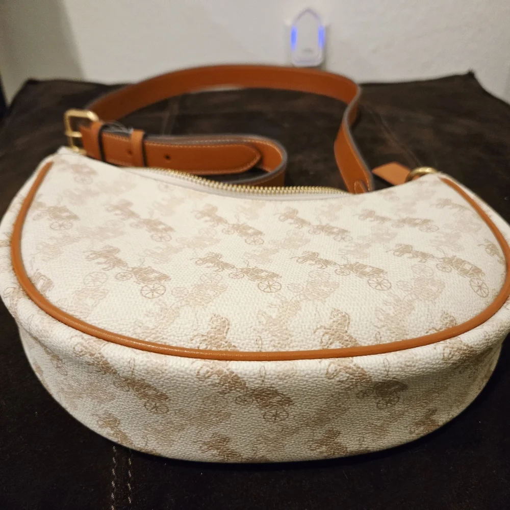 Coach Mira Shoulder Bag With Horse And Carriage Print, style number CM584. - Picture 9 of 13